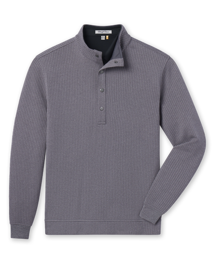 Hollister Snap Placket Pullover - Charcoal Heather