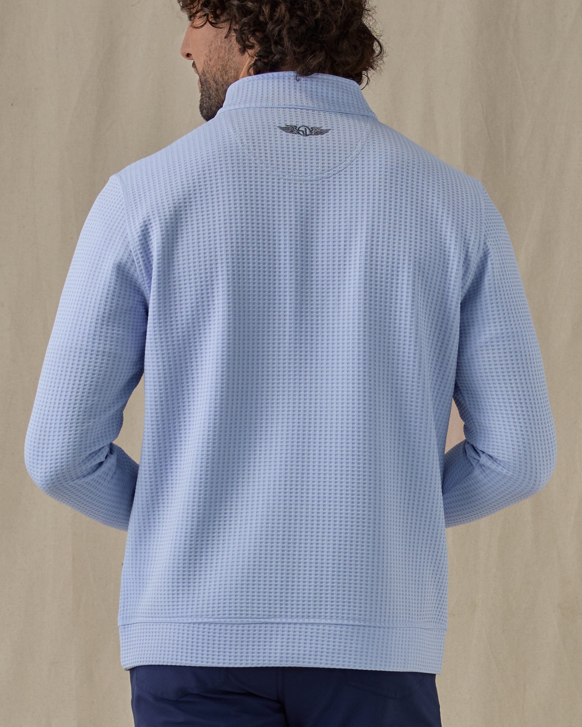 Hollister Snap Placket Pullover - Powder
