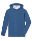 Redondo Hoodie in Bering blue, flat lay front view