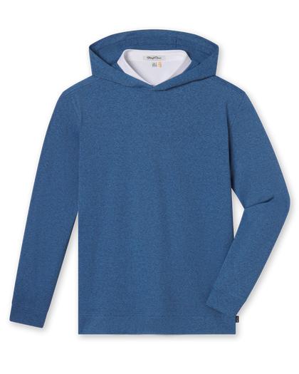 Redondo Hoodie in Bering blue, flat lay front view