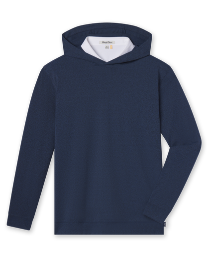 Redondo Hoodie in New Indigo, flat lay front view