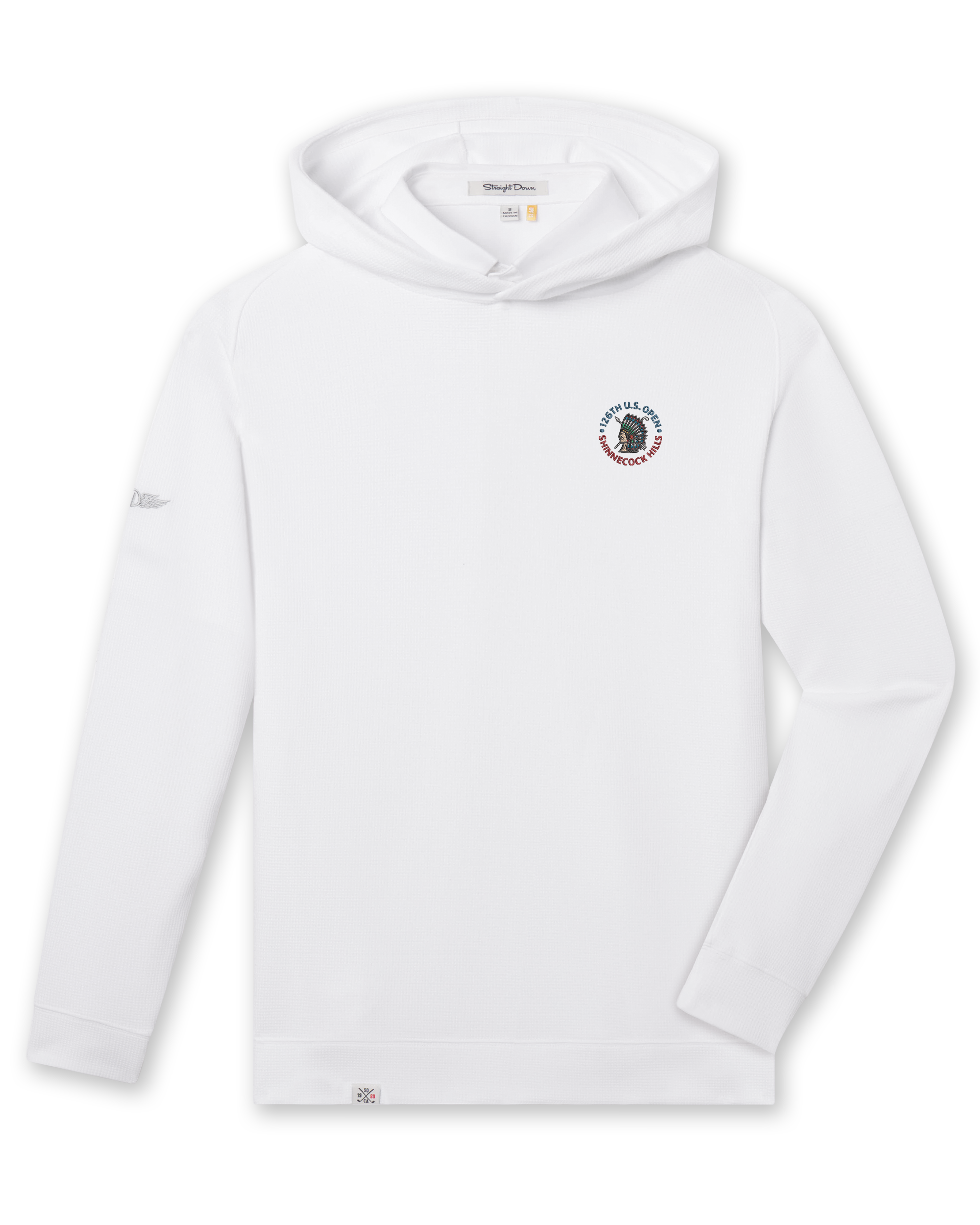 126th U.S. Open - Men's Gridlock Hoodie - White | Straight Down