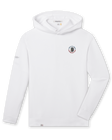 Men’s Gridlock Hoodie in white with 126th U.S. Open Shinnecock Hills chest logo, flat lay front view