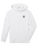 Men’s Gridlock Hoodie in white with 126th U.S. Open Shinnecock Hills chest logo, flat lay front view