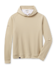 Gridlock Hoodie in Sandstorm featuring a textured waffle knit, pullover hood, long sleeves, and banded hem.
