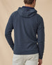 Men’s Gridlock Hoodie in New Indigo, back view