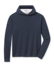 Gridlock Hoodie in New Indigo, front flat lay product view