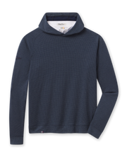 Gridlock Hoodie in New Indigo, front flat lay product view
