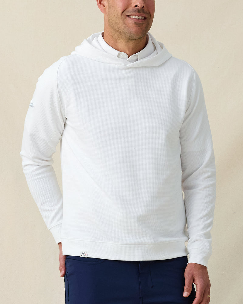 Men’s Gridlock Hoodie in white, on-model front view