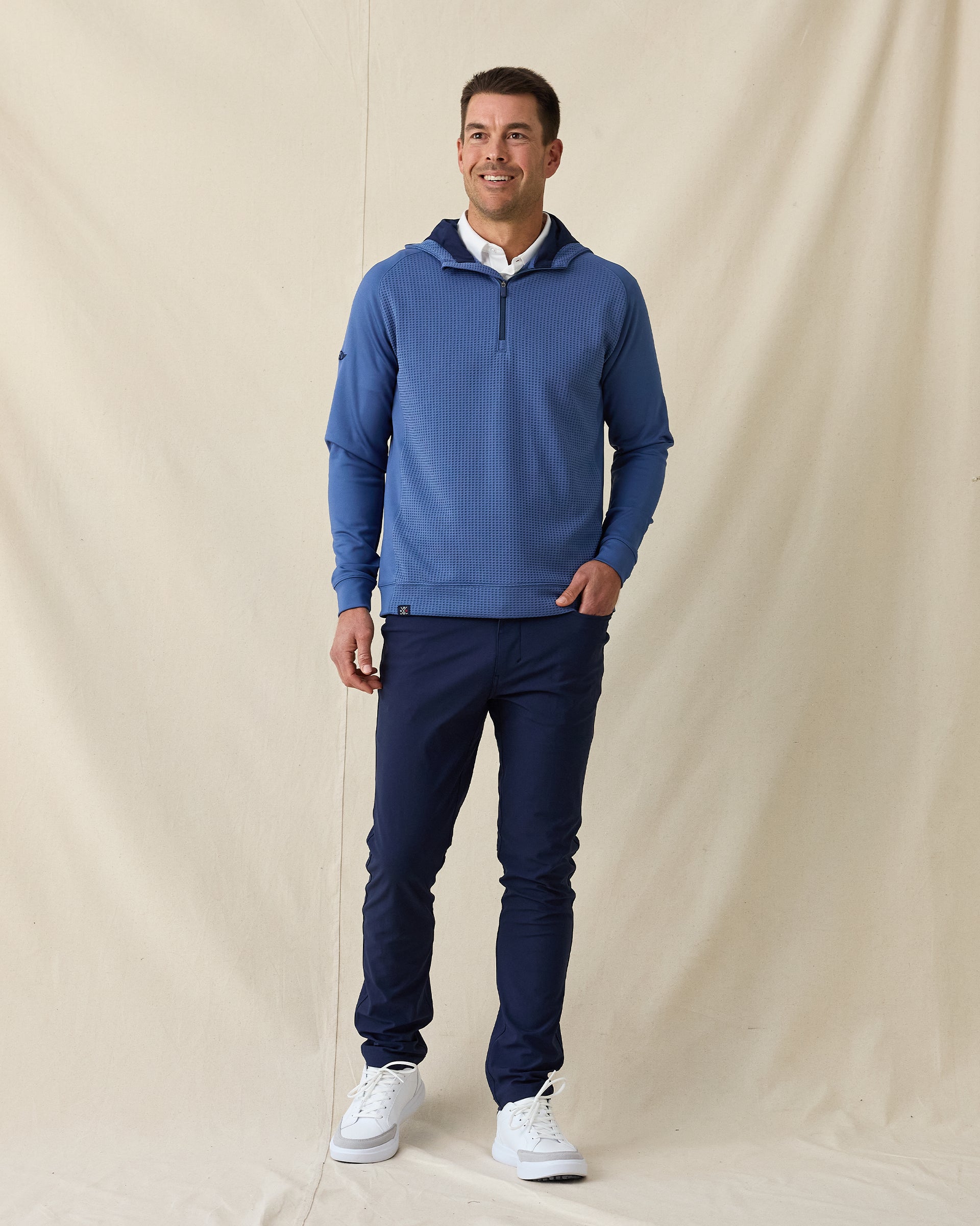Optic Hybrid Hoodie - Moonlight | Straight Down