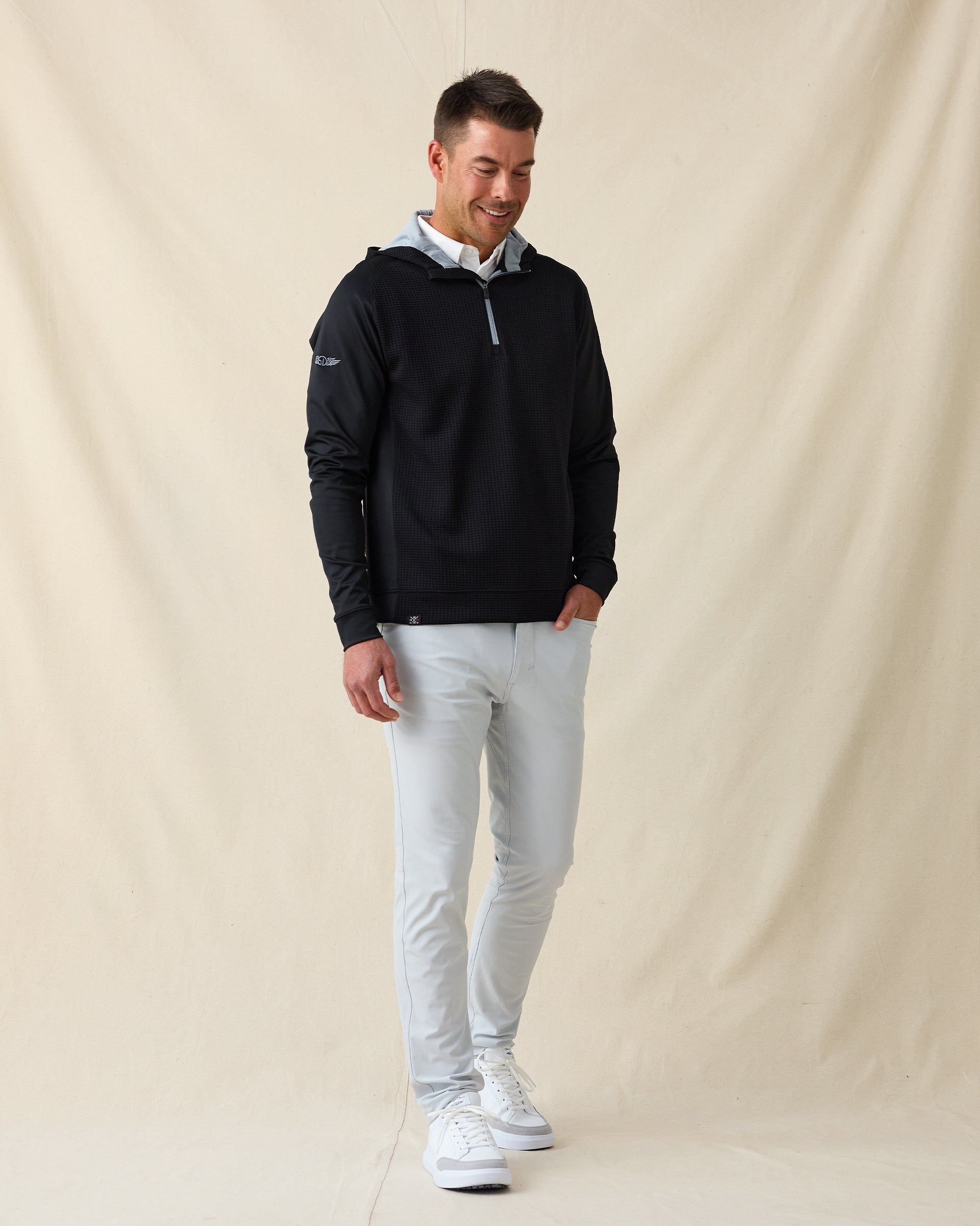 Optic Hybrid Hoodie - Black
