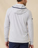 Back view of the Condor Full Zip Hoodie in Silver