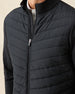 Patton 2.0 Jacket in black, quilted chest and zipper detail
