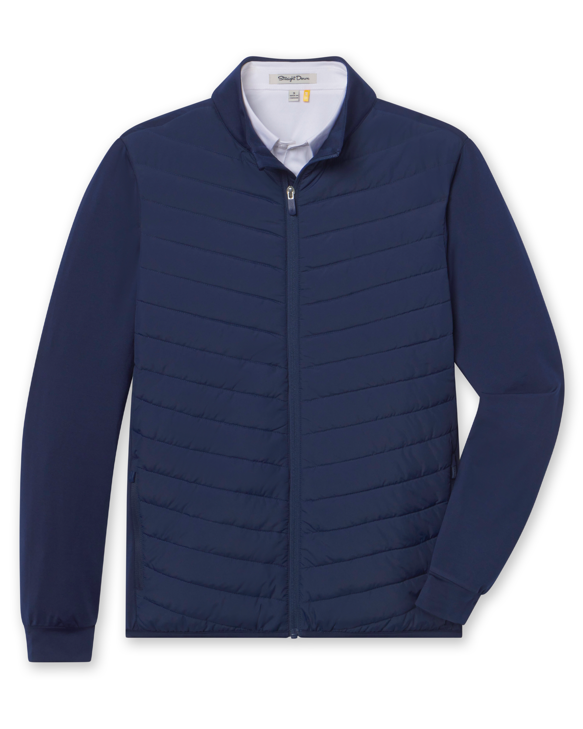 Patton 2.0 Jacket in New Indigo dark blue, front flat lay view