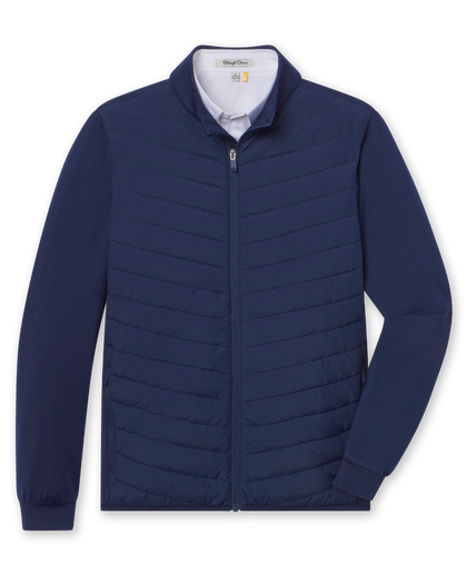 Patton 2.0 Jacket in New Indigo dark blue, front flat lay view