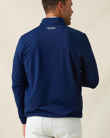 Patton 2.0 Jacket in new indigo dark blue, back model view