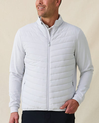 Patton 2.0 Jacket in silver, front model view