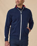 Men’s Four Four Two Track Jacket in New Indigo and White, front model view