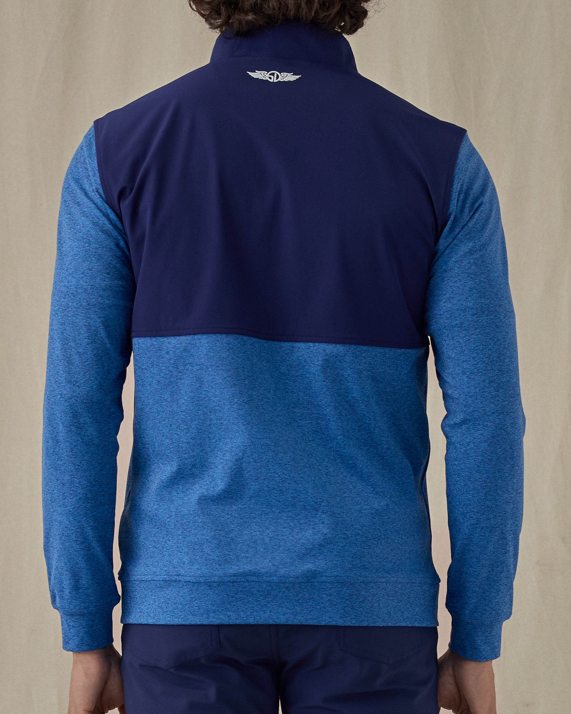 Harding Hybrid Quarter Zip - Bering
