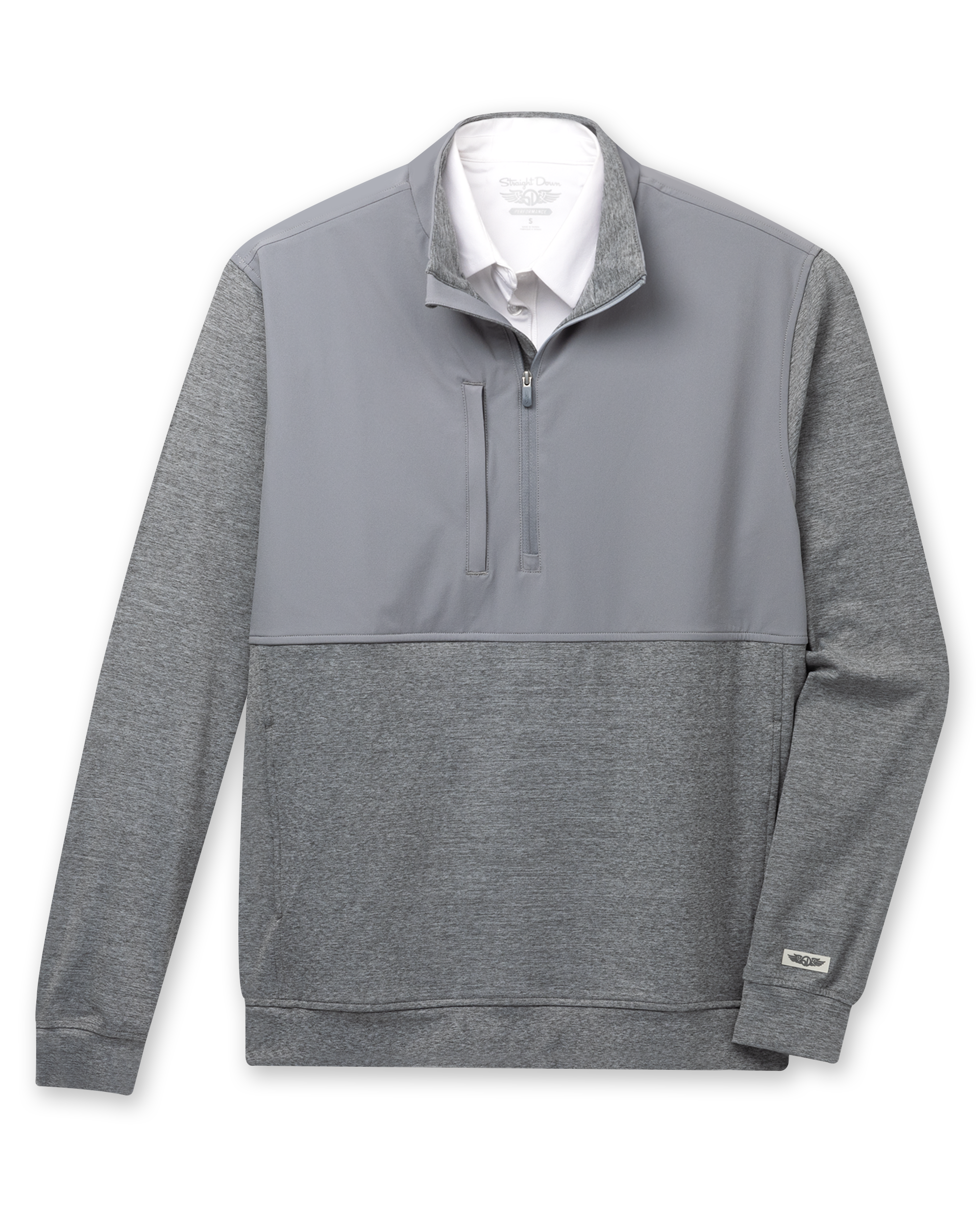 Harding Hybrid Quarter Zip - Storm