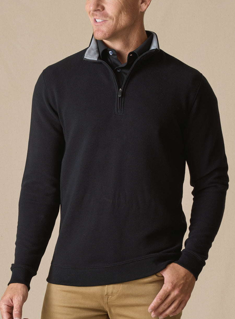 Catalina Quarter Zip - Black
