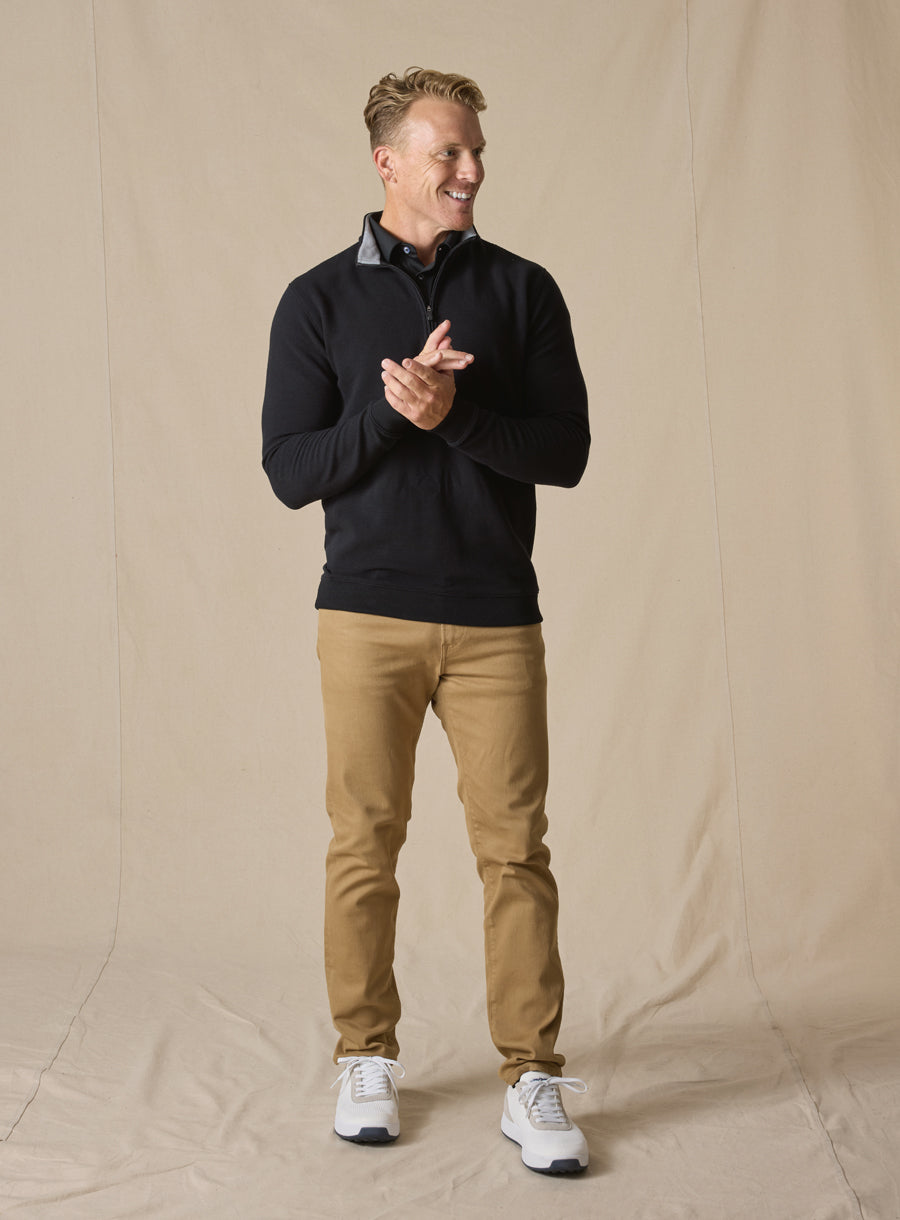 Catalina Quarter Zip - Black
