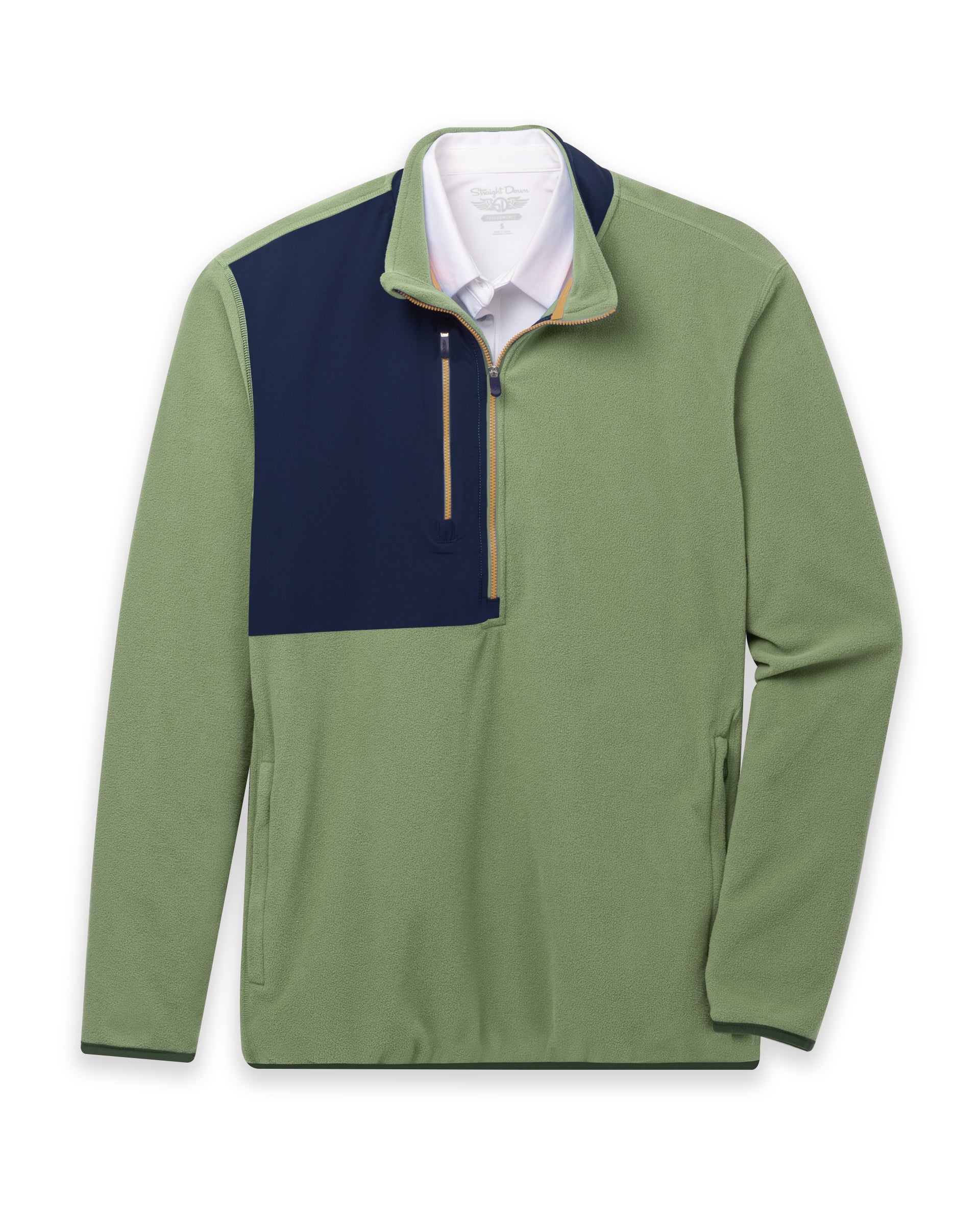 Moonstone Quarter Zip - Moss