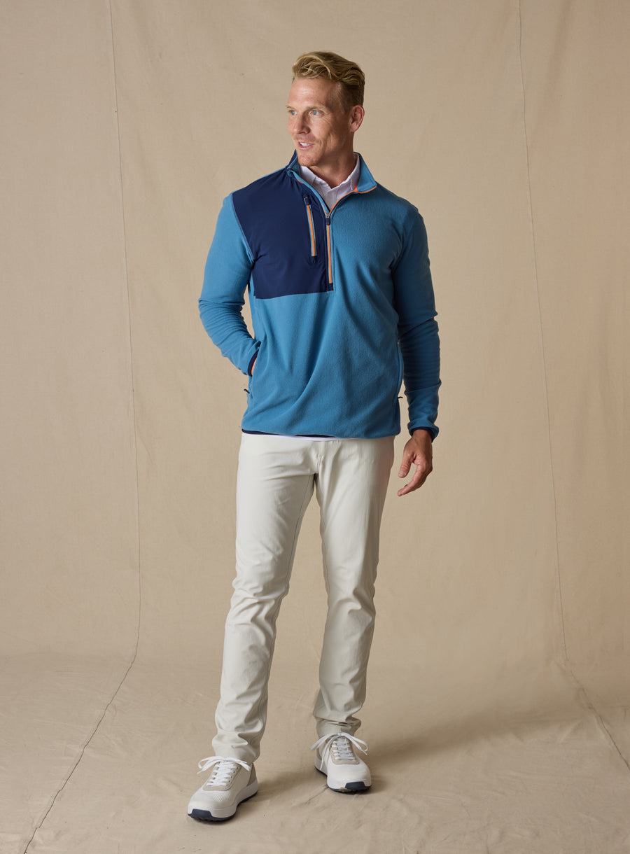 Moonstone Quarter Zip - Petrol
