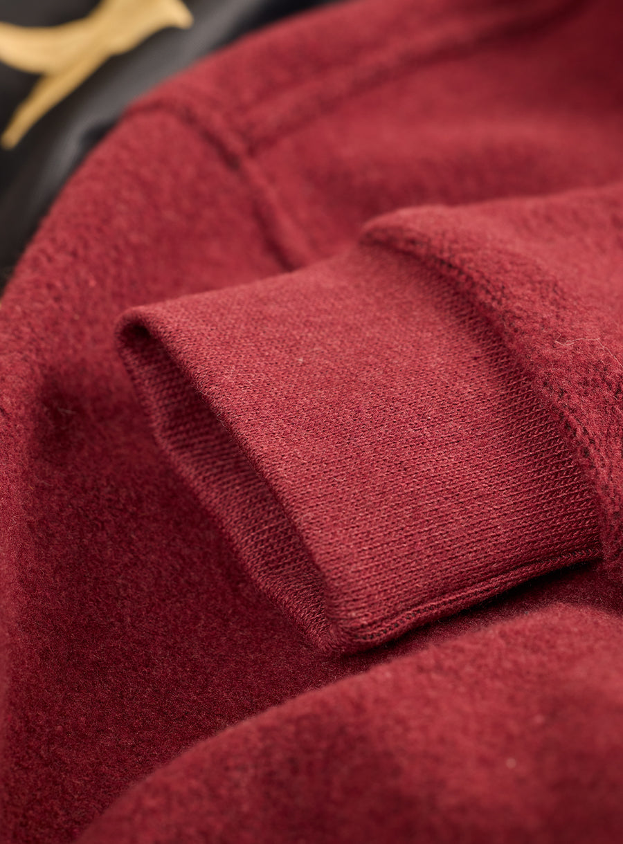Leucadia Quarter Snap Pullover - Burgundy
