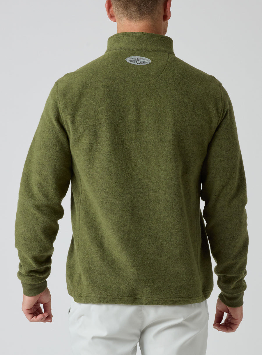Leucadia Quarter Snap Pullover - Deep Moss
