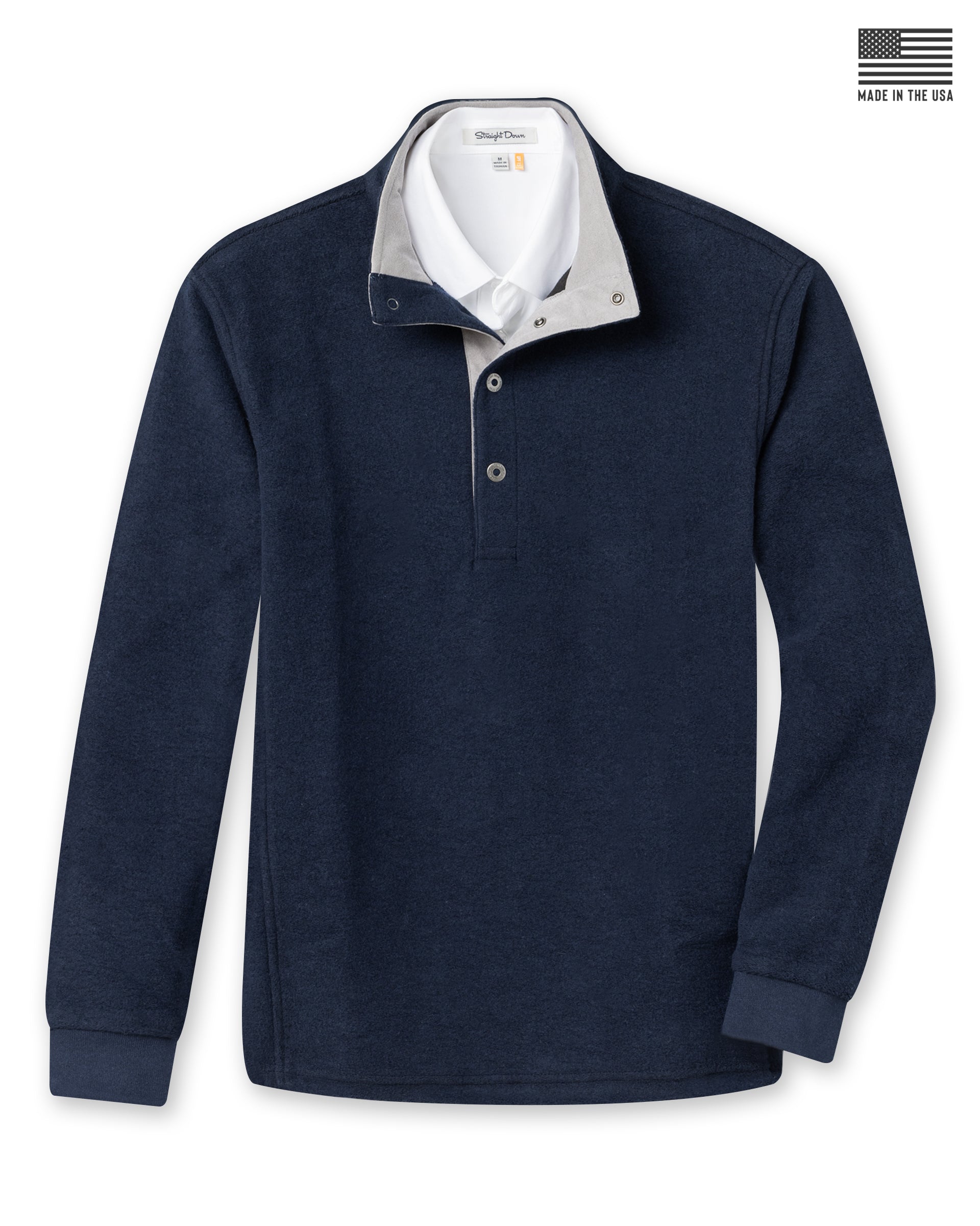 Leucadia Quarter Snap Pullover - Indigo

