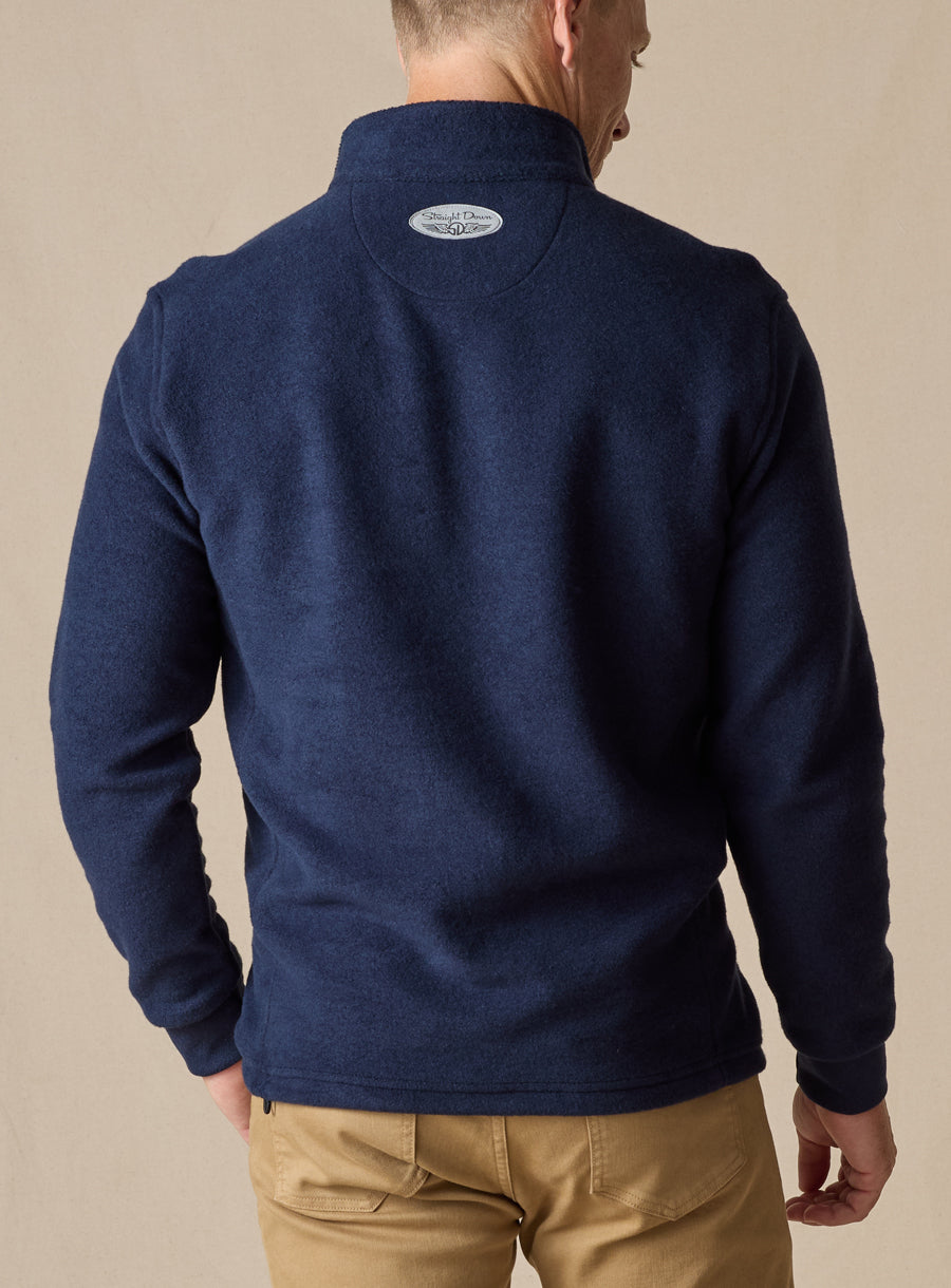 Leucadia Quarter Snap Pullover - Indigo
