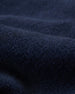 Men's Leucadia Quarter Snap Pullover in Indigo, extreme close-up fabric detail featuring a soft brushed fleece surface texture