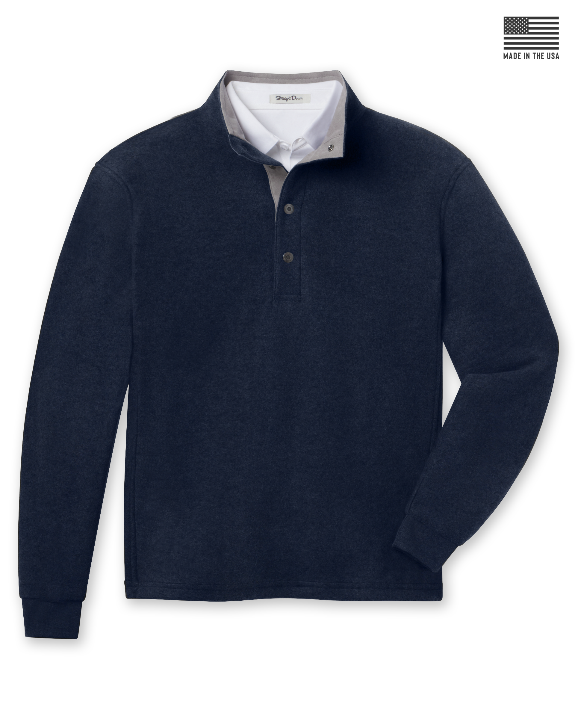 Leucadia Quarter Snap Pullover - Indigo