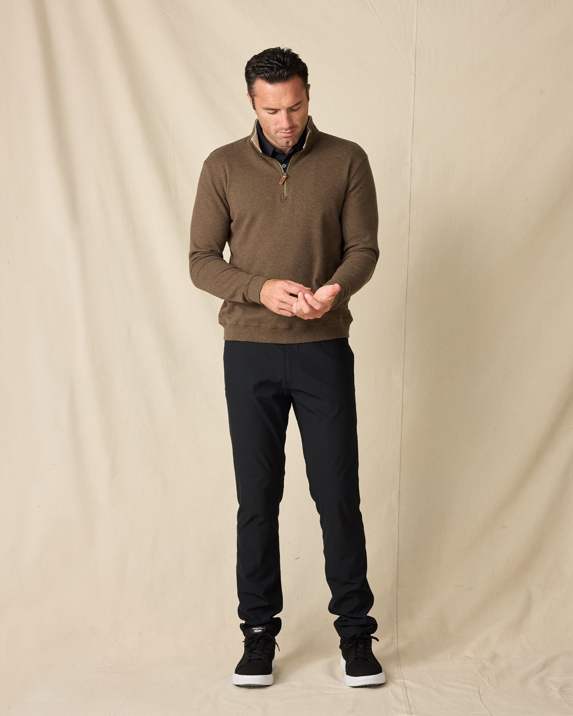 Burnside 2.0 Quarter Zip - Bourbon