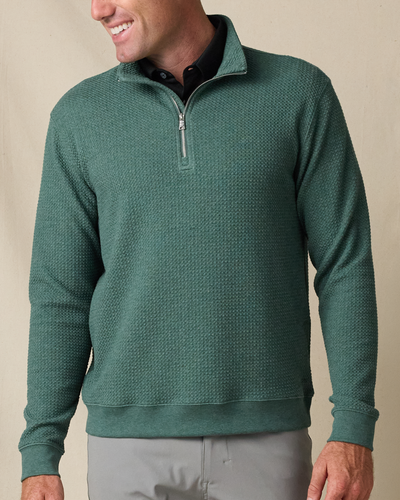 Topanga Quarter Zip - Dark Forest