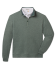Forest Huntington Quarter Zip featuring a textured waffle knit, tonal collar lining, and quarter-zip closure.