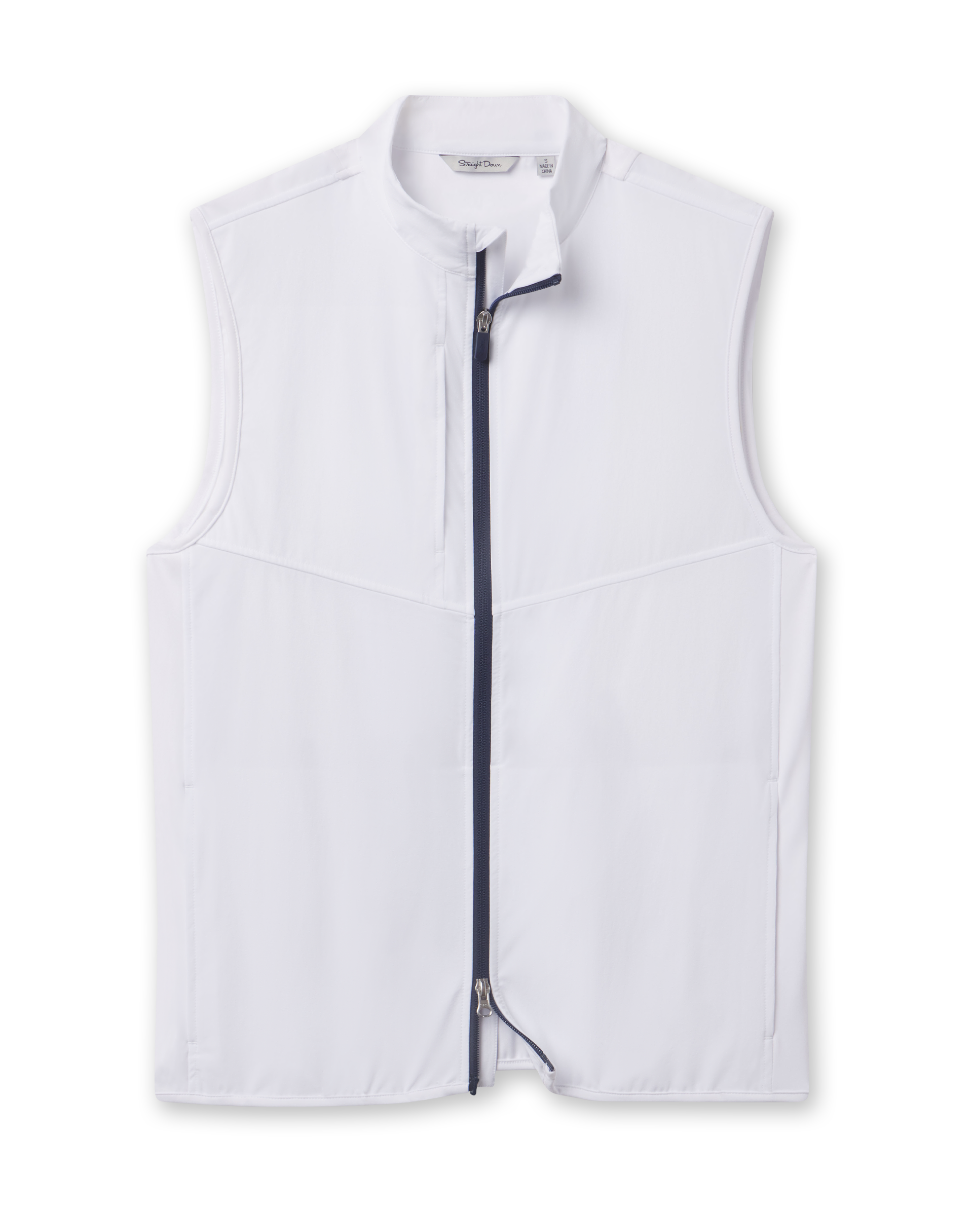 Zephyr Hybrid Vest - White / New Indigo | Straight Down Zephyr Hybrid Vest - White / New Indigo | Straight Down