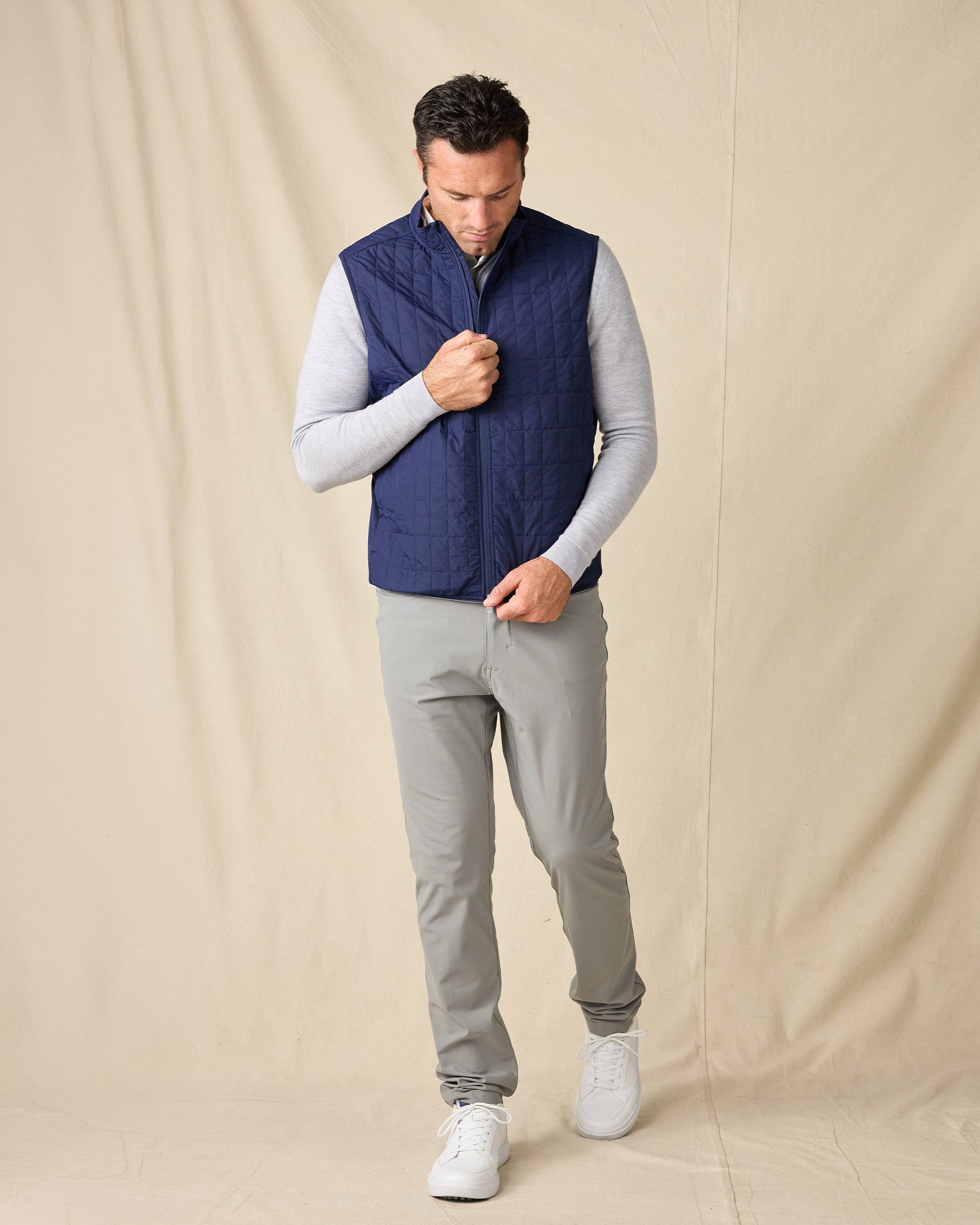 Big Horn Quilted Vest - New Indigo