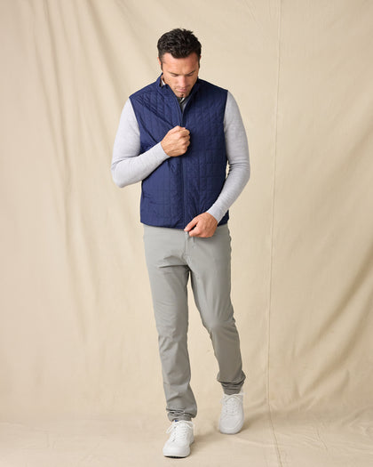 Big Horn Quilted Vest - New Indigo
