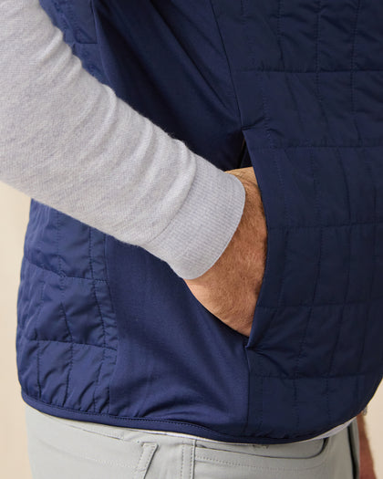 Big Horn Quilted Vest - New Indigo