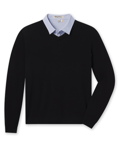 Ballesteros V-Neck Sweater - Black