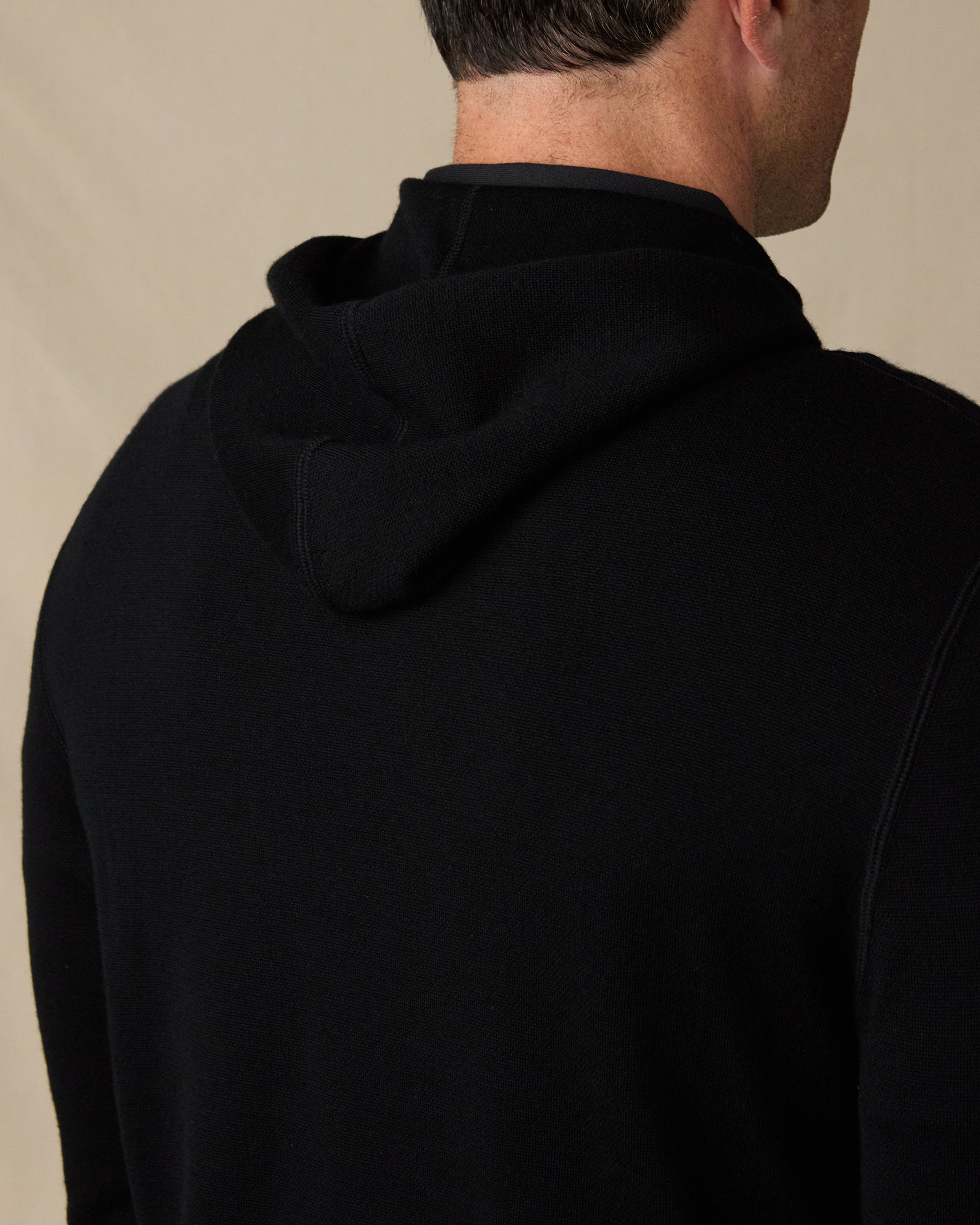 Crenshaw Sweater Hoodie - Black