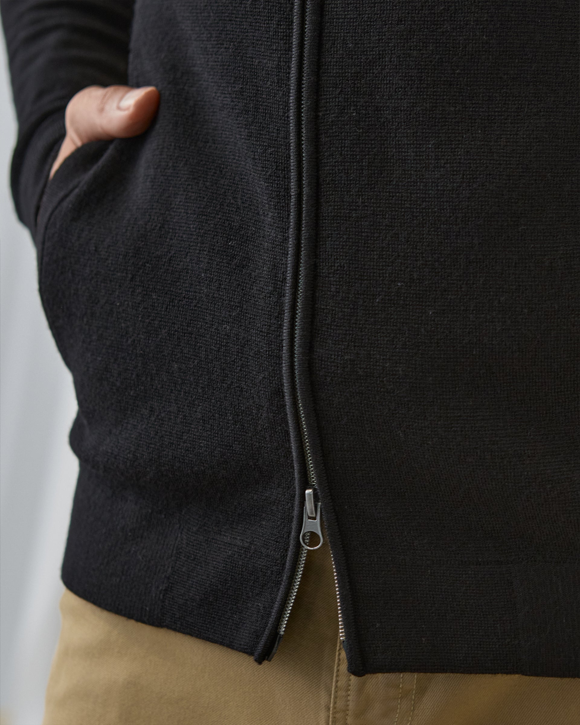 Sarazen Knit Bomber - Black
