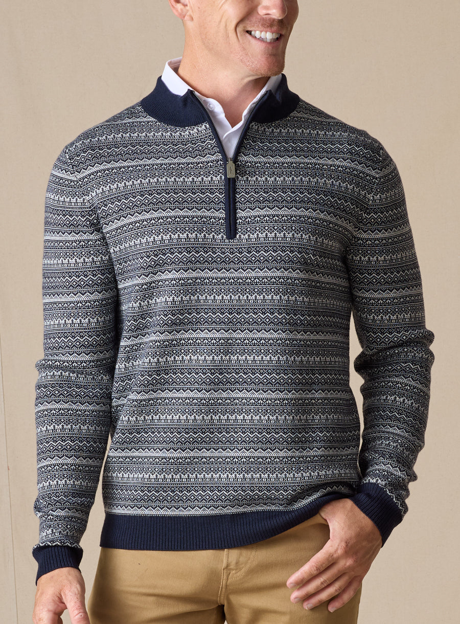 Telluride Quarter Zip - New Indigo
