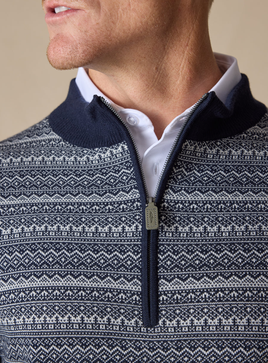 Telluride Quarter Zip - New Indigo
