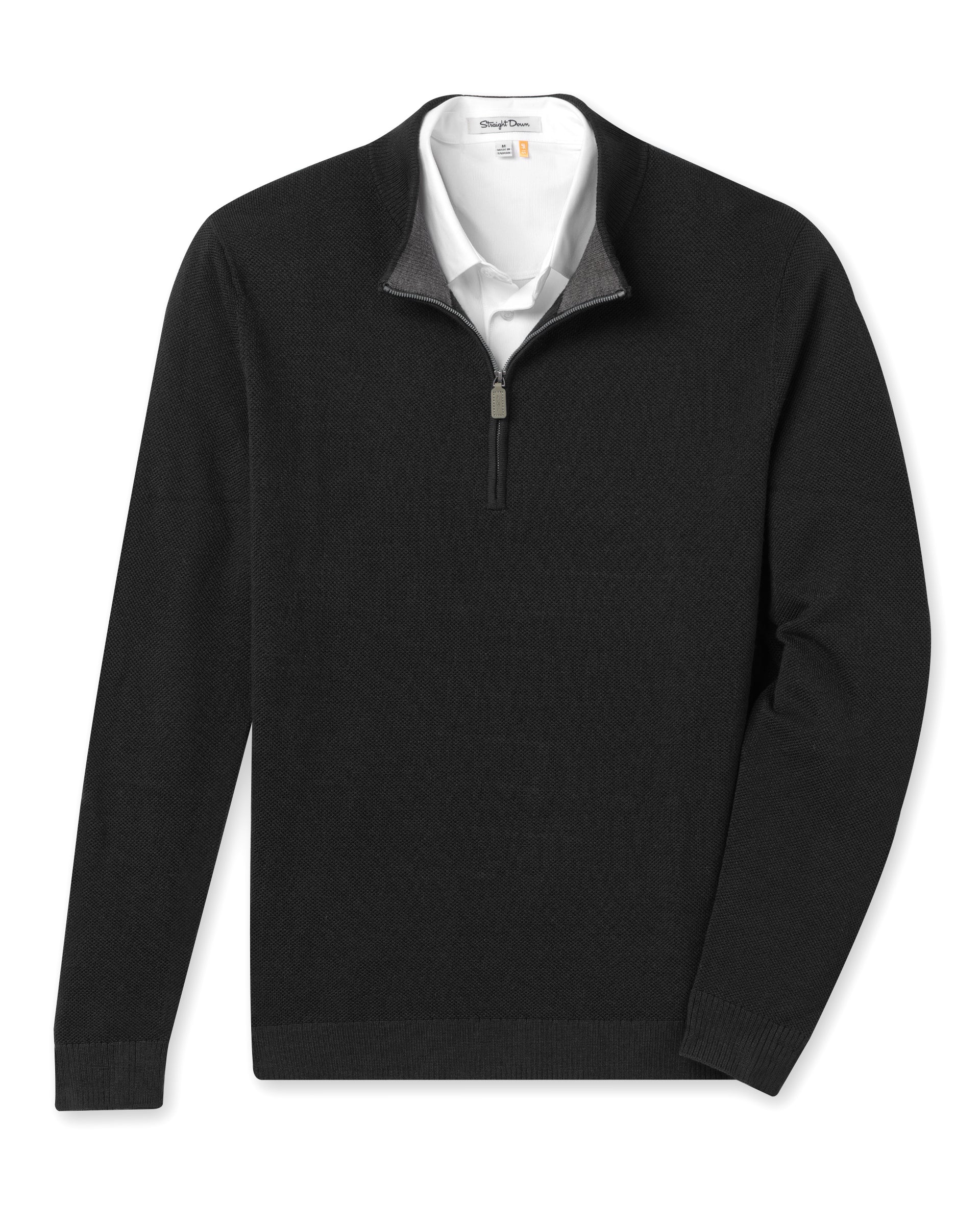 St. Andrews Quarter Zip - Black
