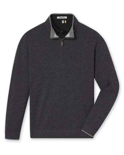 Lakeside Quarter Zip Sweater - Charcoal Heather