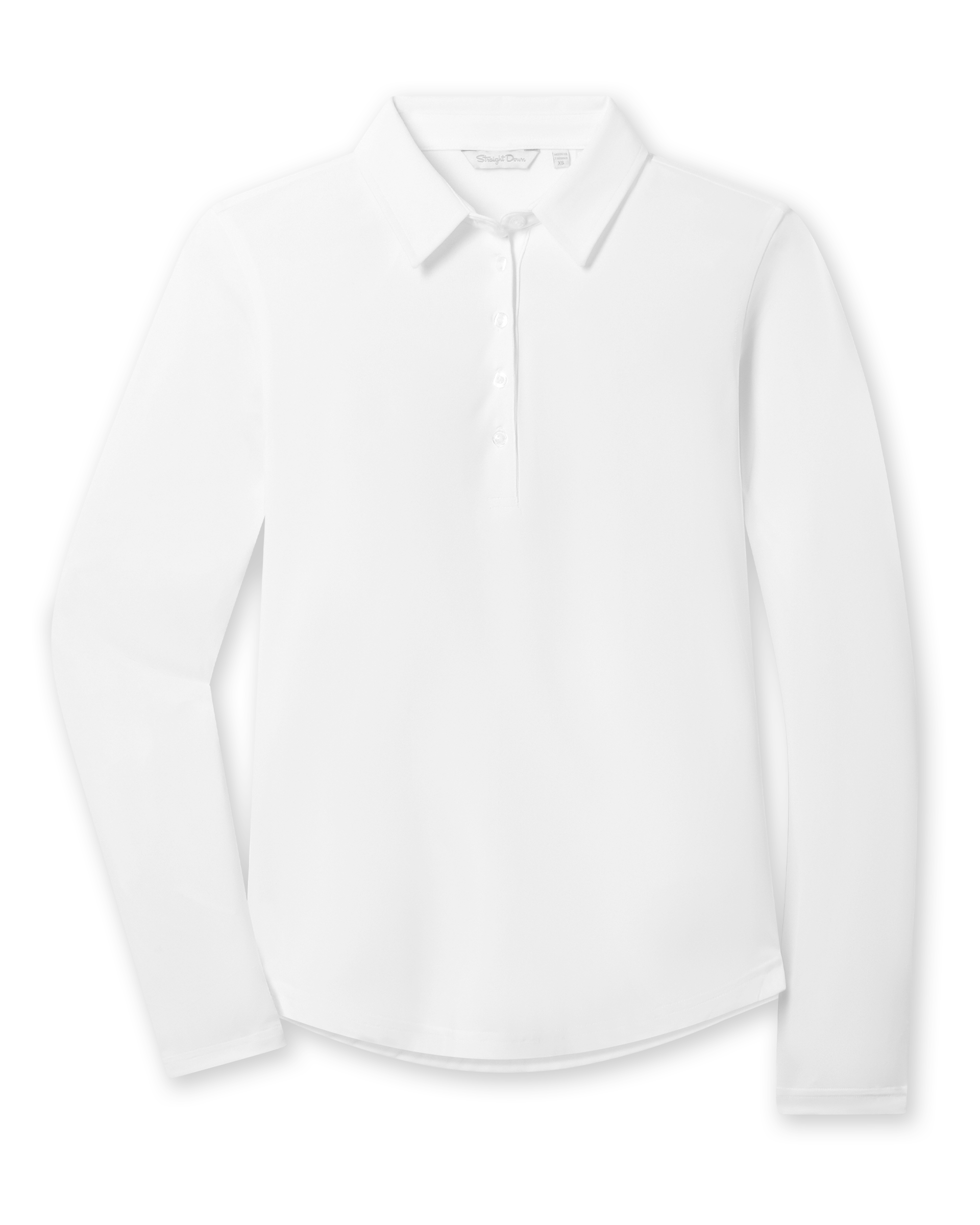 white polo dress shirt Midday Long Sleeve Polo
