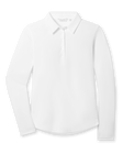 Midday Long Sleeve Polo - White